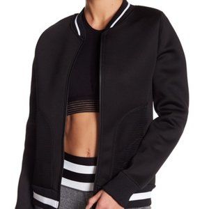 C & C CALIFORNIA BLACK BOMBER JACKET